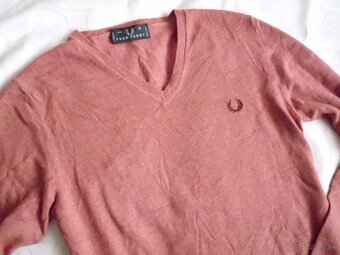 Fred Perry pánsky sveter s vlnou S-M - 11