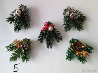 Vánoční ozdoby různé- staré, vianočné ozdoby - 11