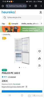 Kombinovaná chladnička s mrazničkou Philco - 11
