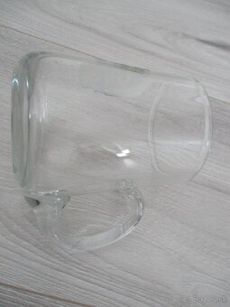 sadu troch starožitných sklenených pohárov - 11