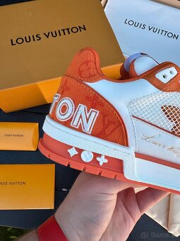 Louis vuitton tenisky orange full box - 11