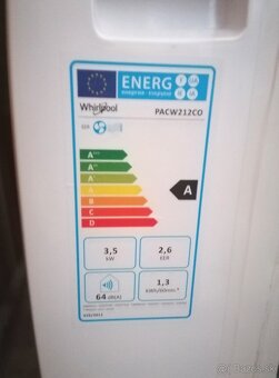 REZERVOVANÉ - Nepoužitá mobilná klimatizácia Whirlpool - 11