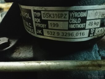 Vari lištová kosačka, převodovka DSK-316 PZ, lišta  ASZ-345 - 11