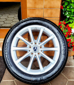 alu R17 5x112, senzory, pneu 205/55 orig. Mercedes, NOVÉ - 11