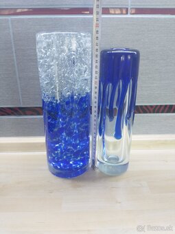 hutné sklo, váza, ryba, misa - 11