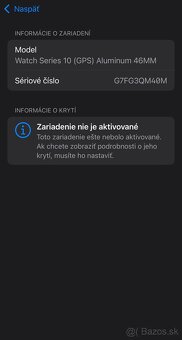 Apple Watch 10 46mm Jetblack - nepoužité, rok záruka - 11