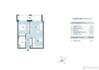 Predáme 2izb byt v Zwirne s veľkou loggiou - 11