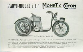 Dámská motorová tříkolka L'Automouche - historická rarita - 11
