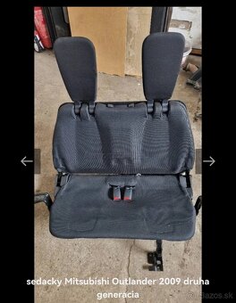 Sedacky Mitsubishi Outlander 2 generacia, 1 facelift 2009 - 11