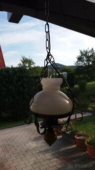 Vysiaca lampa malovana - 11