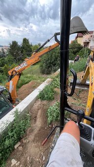 Zemné, výkopové a demolačné práce minibagrom - 11