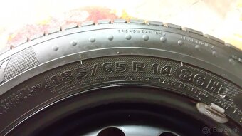 Predám pneu 185/65 R14 s diskom 4×108 - 11