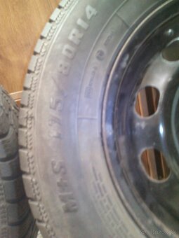 Zimná sada 5x100 R14-175/80 R14 Octavia 1 - 11