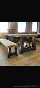 Kovové podnože stolové nohy stoly stolíky konzoly - 11