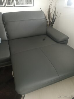 Nová luxusná kožená sedacia suprava - 11
