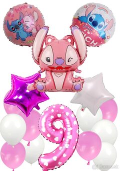 Nové balóny Stitch- sada AŽ 15/16/17 kusov - 11