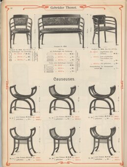 Stolička taburet ku toaletu Thonet nr.6602 - 11
