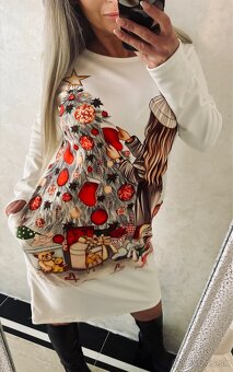 Damske jemnunke zimne šaty Happytree - 11