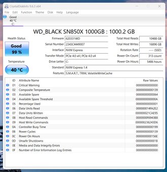 5900x, 64GB @3000MHz, 6700XT 12GB, 1TB WD SN850X - 11