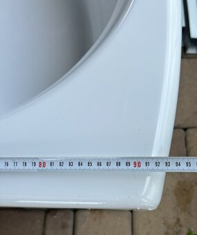 Rohová akrylátová vaňa so zástenou - 11