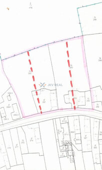 Na predaj stavebné pozemky - 7 500 m² v obci Zubné, - 11