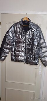 Armani bunda strieborna leskka veľkosť L - 11