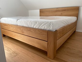 Dubová posteľ s úložným priestorom - 11