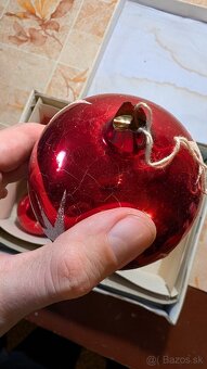 Retro vianocne ozdoby - 6 ks gul - 11