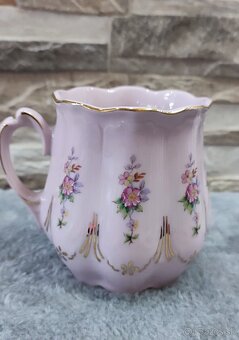 Růžový porcelán, 2 hrníčky, Chodov - 11