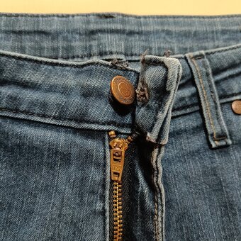 Wrangler džínsy regular body bootcut modré W33 L34 - 11