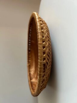 2 ks staré ratanové misky - 11