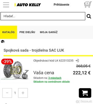 Spojka LUK, koncern Fiat, Lancia, AlfaRomeo, 1.4i - 11