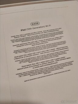 Apple iPad 10 gen 64gb - Rozbalený nový - 11