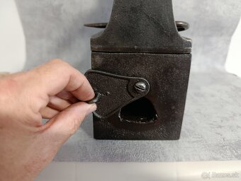 Obrovská komínová velmi stará sbírková žehlička 9,65kg - 11