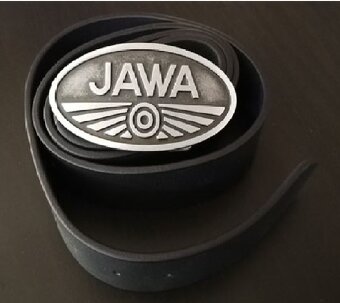 Luxusní kožený opasek s přezkou SUZUKI - nový, nepoužitý - 11