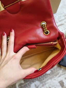 Kožená kabelka Pinko puff - 11