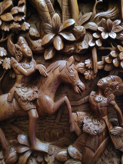 3D drevený panel Bali - 11