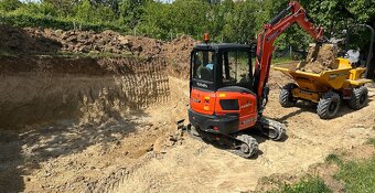 VÝKOPY BAGROM A DUMPER 3t - 11
