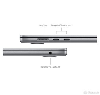 Apple Macbook M3(2024) 15.3”( v záruke )+ klavesnica gratis - 11