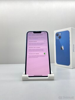 iPhone 13 BLUE 128GB ORIGINÁL STAV PRÍSLUŠENSTVO - 11