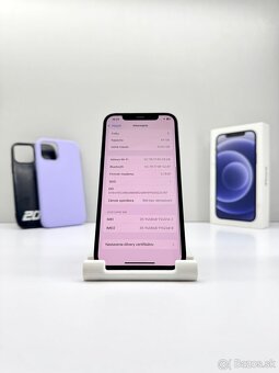 iPhone 12 BLACK NOVÁ BATÉRIA 100% ZDRAVIE+PRÍSLUŠENSTVO - 11