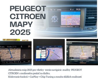Aktualizácia navigácie 2025 MAPY GPS EURÓPA SD / USB - 11