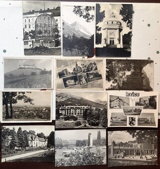 dobové pohľadnice miest a iné - 11