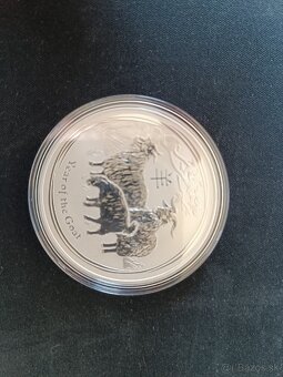 Kompletná sada Lunar II. 1oz. Strieborné mince. - 11