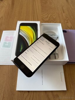iPhone SE 2020 64 gb Black - komplet príslušenstvo, záruka - 11