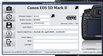 Canon EOS 5D Mark II  - iba 22 450 exp. - 11