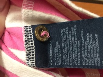 TOMMY HILFIGER originál nová kolekcia pasikave tricko L - 11