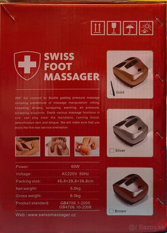 MASÁŽNY PRÍSTROJ SWISS FOOT MASSAGER - 11