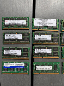 Notebook RAM pamäte: 256 MB, 512 MB, 1 GB a 2 GB - 11