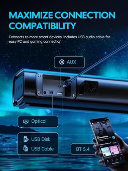 Soundbar MEVOSTO D7-3 – 60 W - 11